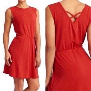 Athleta Saffron Red Lively Dress